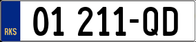 Truck License Plate
